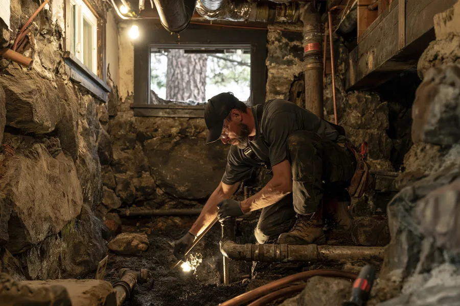 A plumber